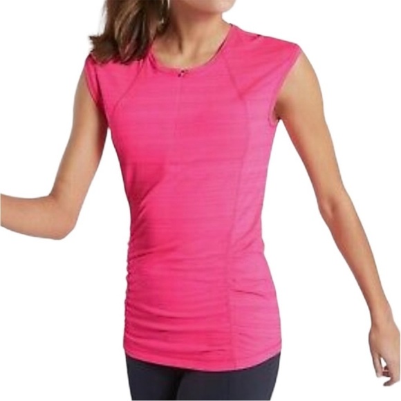 Athleta Pacifica Contoured Tank Pink - Picture 2 of 8